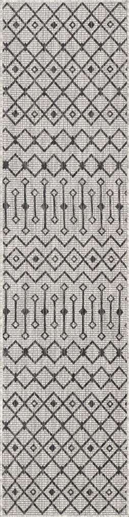 2' x 8' Easy-Clean Trellis Indoor / Outdoor Runner Rug
