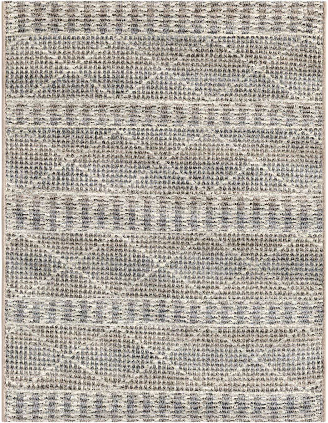 2' 7 x 5' 3 Easy-Clean Trellis Indoor / Outdoor Runner Rug