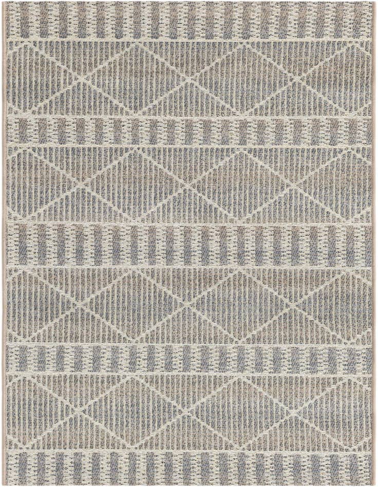 Detail image of 2' 7 x 5' 3 Easy-Clean Trellis Indoor / Outdoor Runner Rug