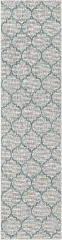 Detail image of 2' 7 x 10' Easy-Clean Trellis Indoor / Outdoor Runner Rug