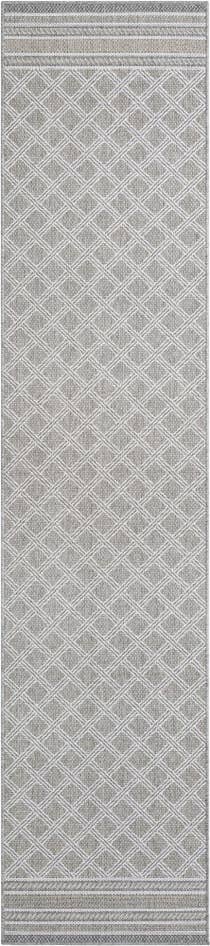 Detail image of 2' 7 x 12' Easy-Clean Trellis Indoor / Outdoor Runner Rug