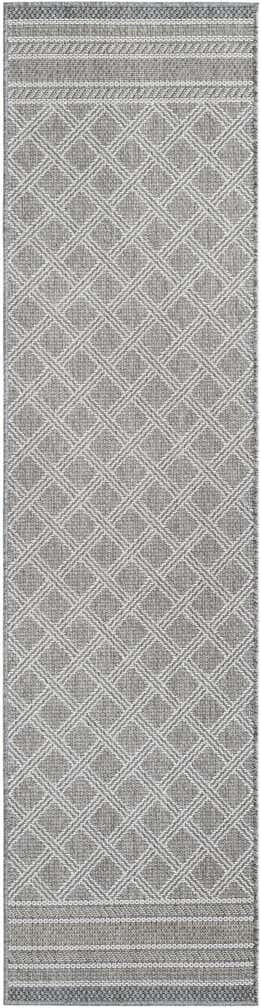 2' x 8' Easy-Clean Trellis Indoor / Outdoor Runner Rug