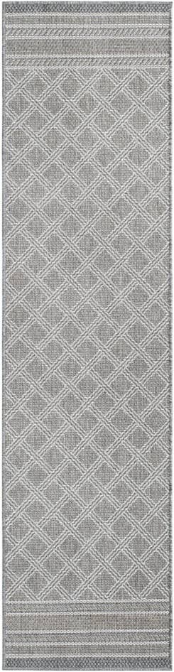 Detail image of 2' x 8' Easy-Clean Trellis Indoor / Outdoor Runner Rug