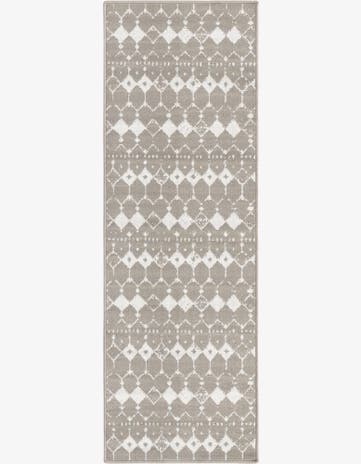 2' x 6' Easy-Clean Trellis Indoor / Outdoor Runner Rug