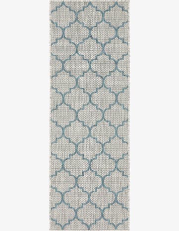 2' x 6' Easy-Clean Trellis Indoor / Outdoor Runner Rug