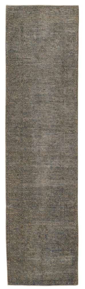 2' 5 x 9' 5 Hand Knotted Over-Dyed Ziegler Runner Rug