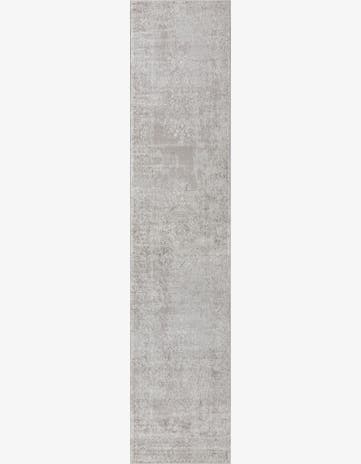 Gray Oxford Runner Rug