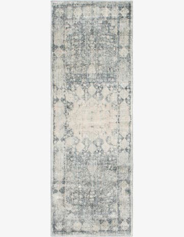 Gray Oxfordshire Runner Rug