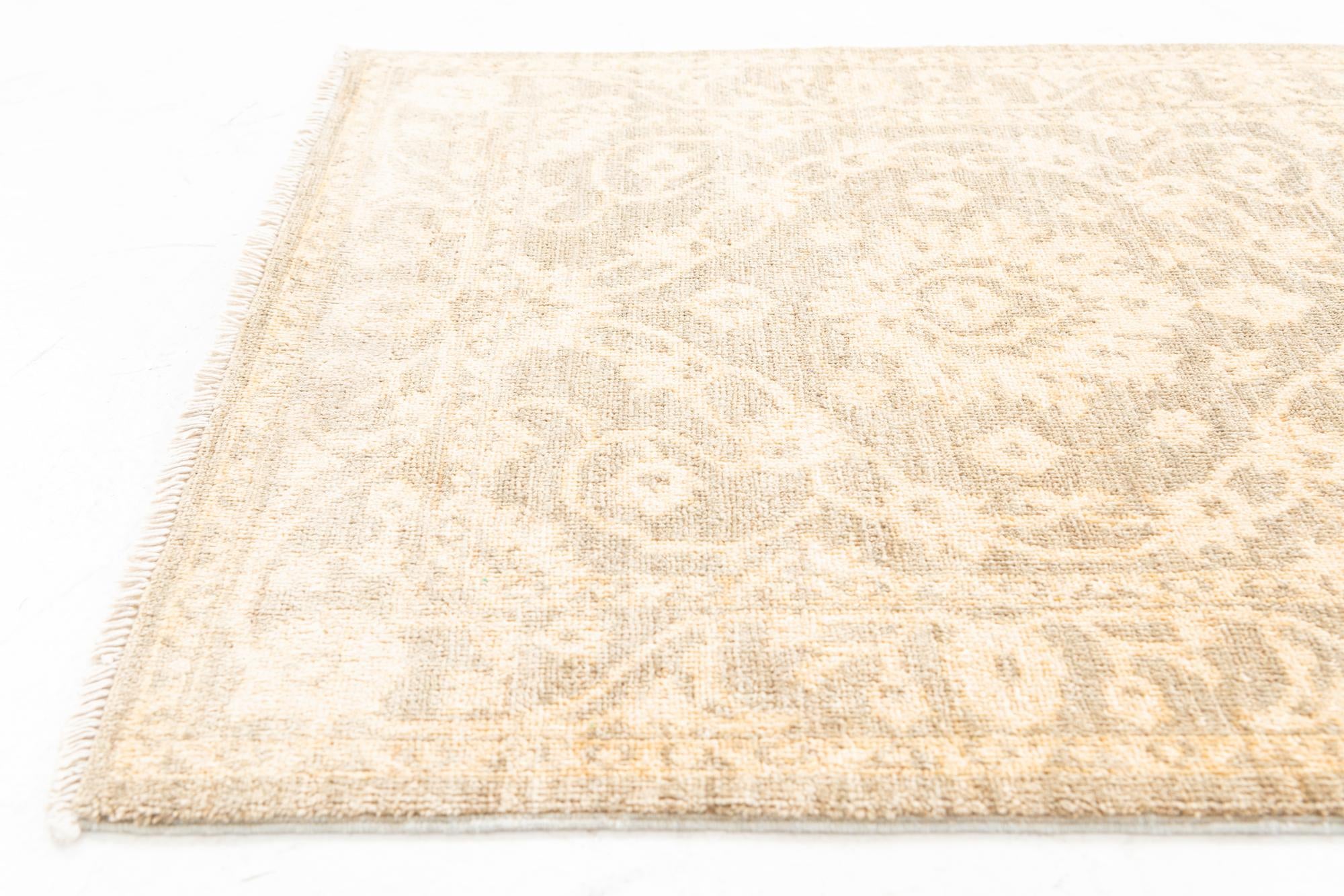 2' 7 x 9' 10 Hand Knotted Peshawar Ziegler Oriental Runner Rug