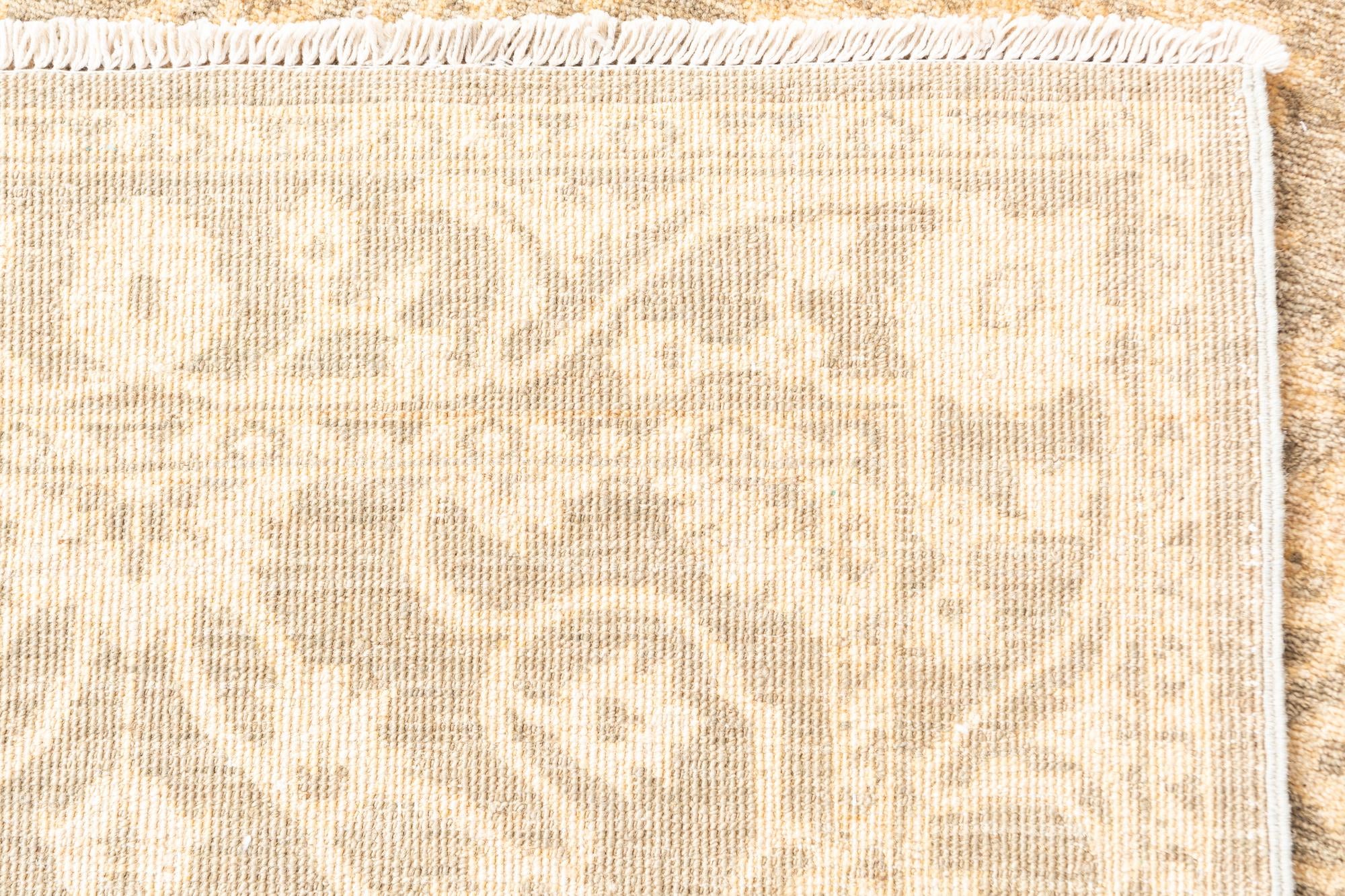 2' 7 x 9' 10 Hand Knotted Peshawar Ziegler Oriental Runner Rug