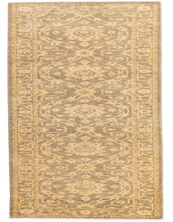 Detail image of 2' 7 x 9' 10 Hand Knotted Peshawar Ziegler Oriental Runner Rug