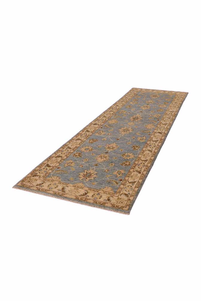 2' 9 x 9' 8 Hand Knotted Peshawar Ziegler Runner Rug