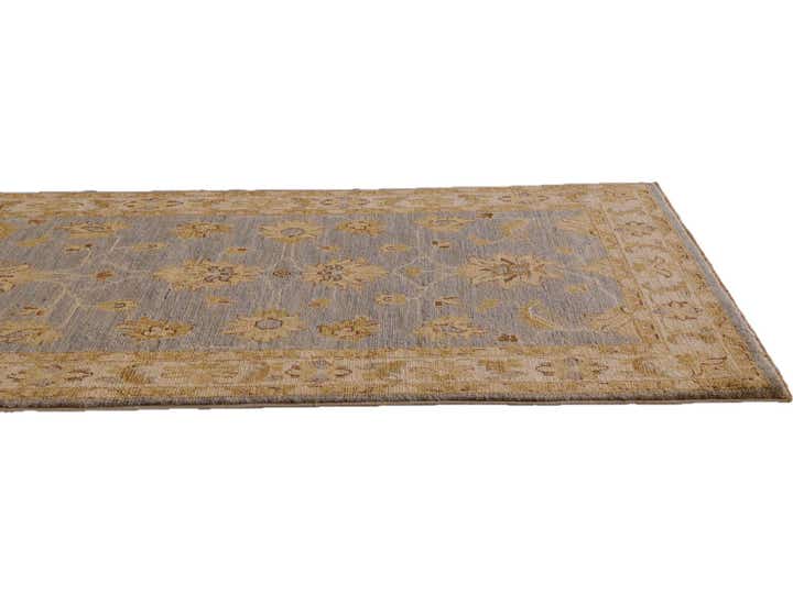 2' 9 x 9' 8 Hand Knotted Peshawar Ziegler Runner Rug