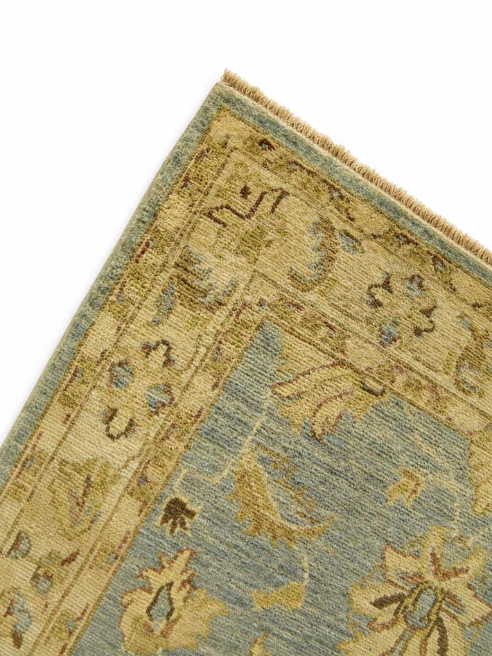 Detail image of 2' 9 x 9' 8 Hand Knotted Peshawar Ziegler Runner Rug