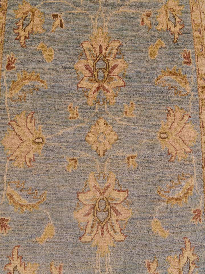 2' 9 x 9' 8 Hand Knotted Peshawar Ziegler Runner Rug