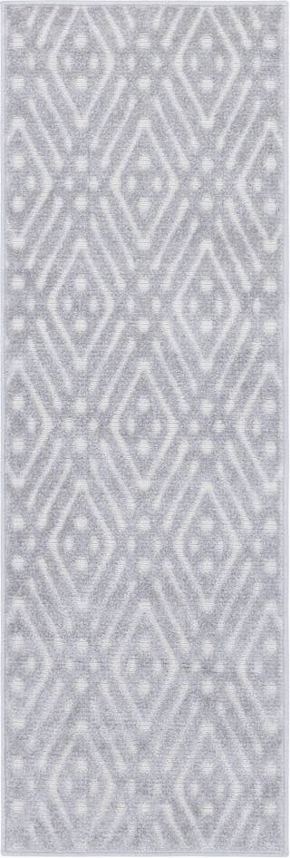 Detail image of 2' x 6' Easy-Clean Sabrina Soto Ella Indoor / Outdoor Runner Rug