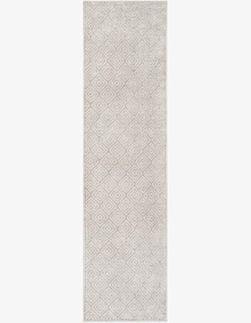 2' 7 x 10' Easy-Clean Sabrina Soto Indoor / Outdoor Runner Rug