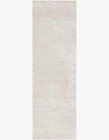 Gray Easy-Clean Sabrina Soto Indoor / Outdoor Runner Rug