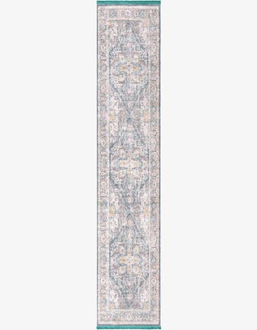 Gray Santiago Runner Rug