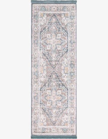 Gray Santiago Runner Rug