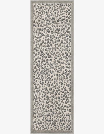 Gray Savannah Runner Rug