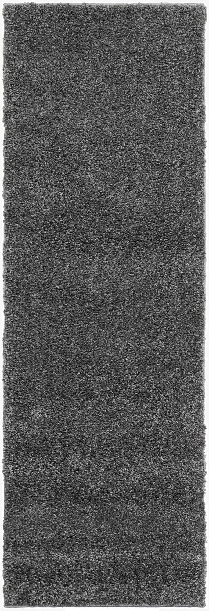 2' x 6' Solid Frieze Runner Rug