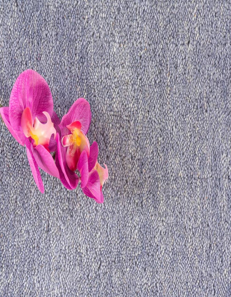 Detail image of 2' 7 x 16' 5  Hand Knotted Solid Gabbeh Wool Runner Rug