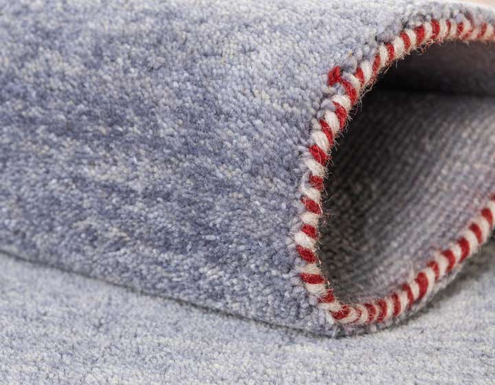 2' 7 x 16' 5 Hand Knotted Solid Gabbeh Wool Runner Rug