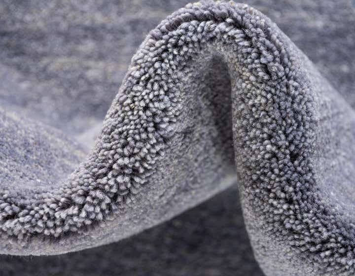 2' 7 x 16' 5 Hand Knotted Solid Gabbeh Wool Runner Rug