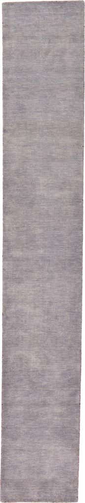 2' 7 x 16' 5 Hand Knotted Solid Gabbeh Wool Runner Rug