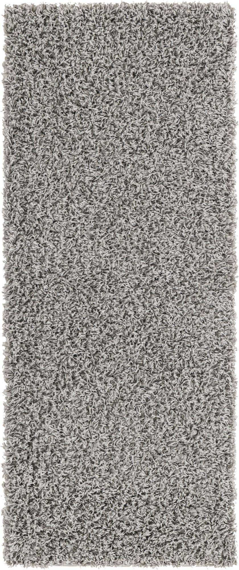 2' x 5' Solid Shag Runner Rug