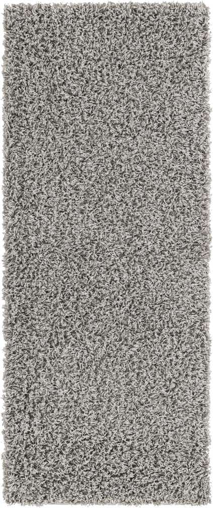 2' x 5' Solid Shag Runner Rug