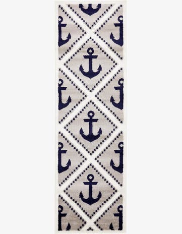 Gray Sydney Runner Rug