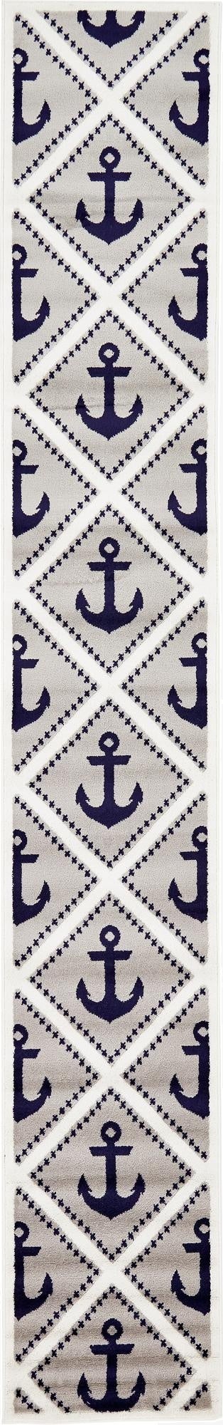Gray Sydney Runner Rug