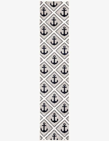 Gray Sydney Runner Rug