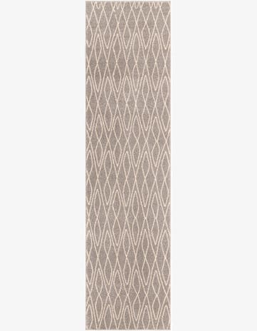 Gray Tangier Runner Rug