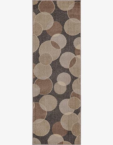 Gray Washable Theia Runner Rug