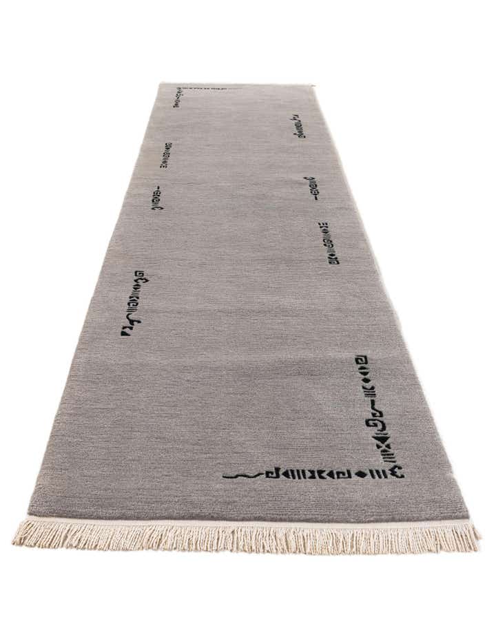 3' x 11' 3 Hand Knotted Tibet Wool Runner Rug