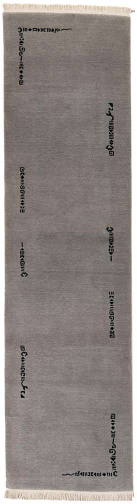 3' x 11' 3 Hand Knotted Tibet Wool Runner Rug