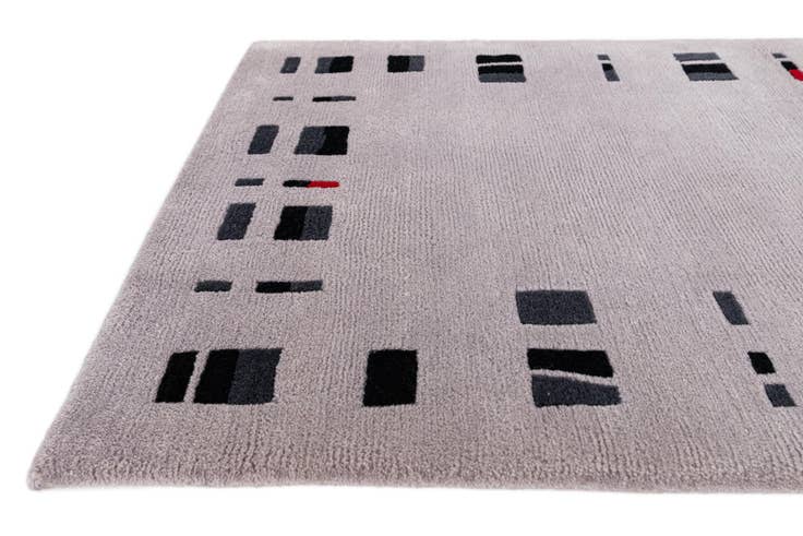 Detail image of 2' 9 x 9' 8 Hand Knotted Tibet Wool Runner Rug