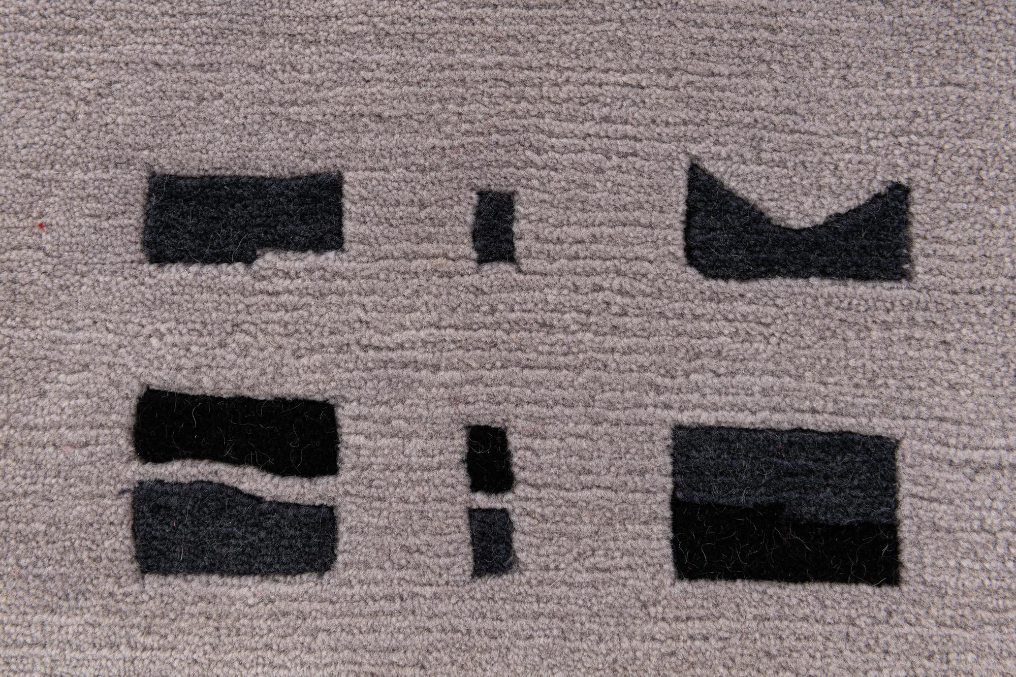 2' 9 x 9' 8 Hand Knotted Tibet Wool Runner Rug