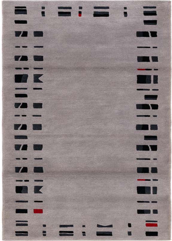 2' 9 x 9' 8 Hand Knotted Tibet Wool Runner Rug