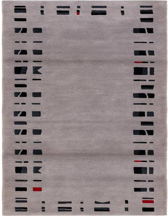 Detail image of 2' 9 x 9' 8 Hand Knotted Tibet Wool Runner Rug