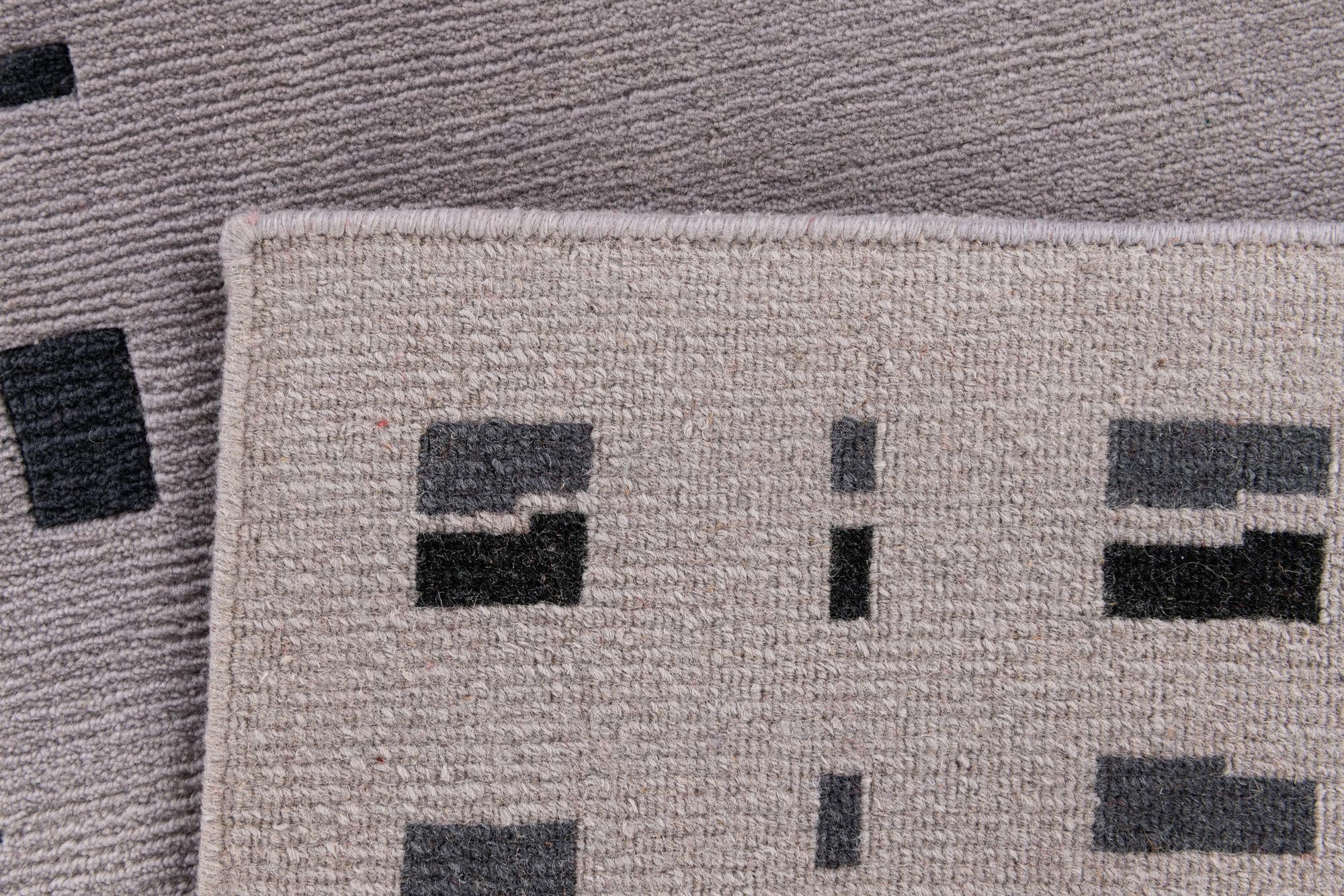 2' 8 x 9' 8 Hand Knotted Tibet Wool Runner Rug