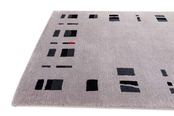 2' 8 x 9' 8 Hand Knotted Tibet Wool Runner Rug