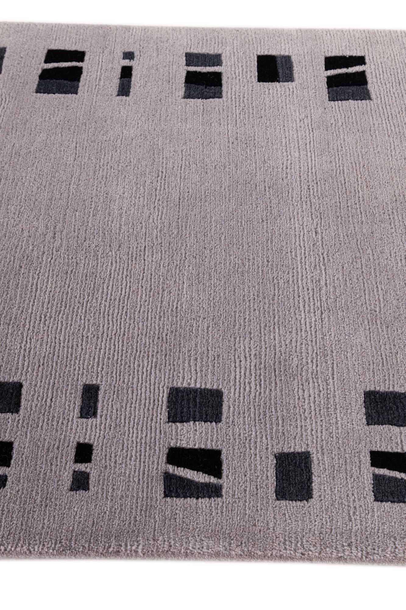 2' 8 x 9' 8 Hand Knotted Tibet Wool Runner Rug