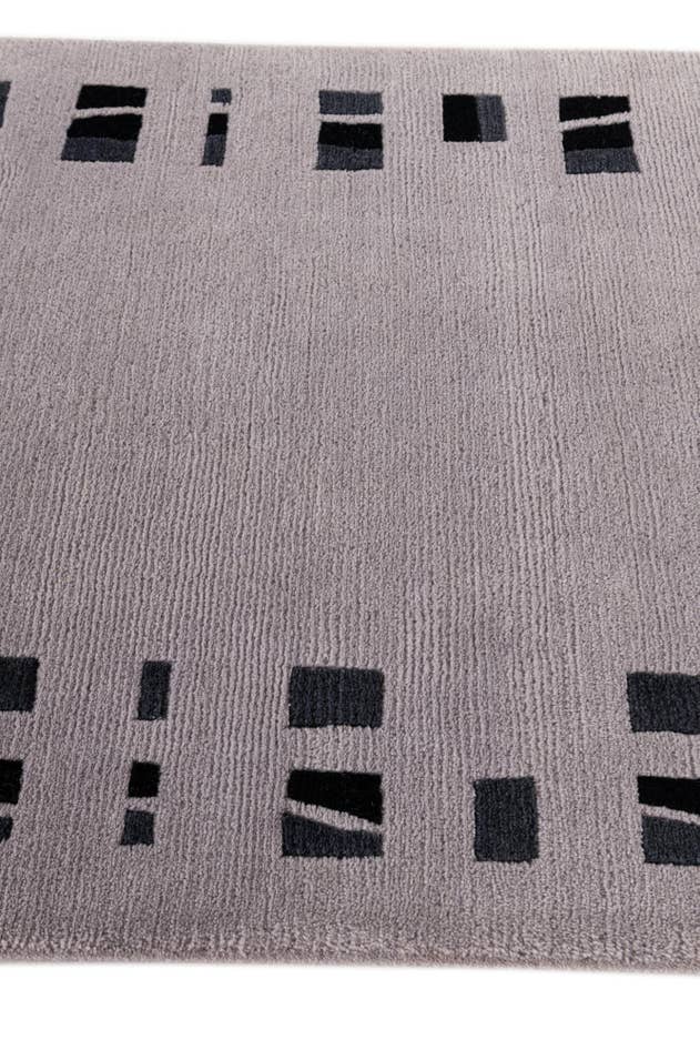 Detail image of 2' 8 x 9' 8 Hand Knotted Tibet Wool Runner Rug