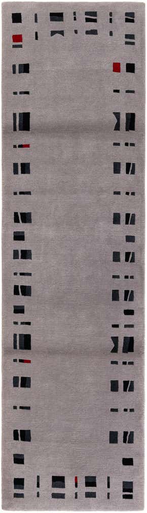 2' 8 x 9' 8 Hand Knotted Tibet Wool Runner Rug