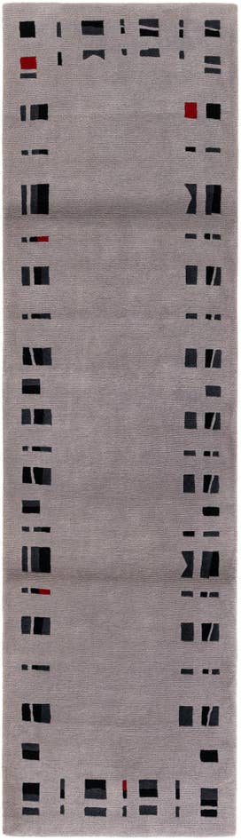 Detail image of 2' 8 x 9' 8 Hand Knotted Tibet Wool Runner Rug