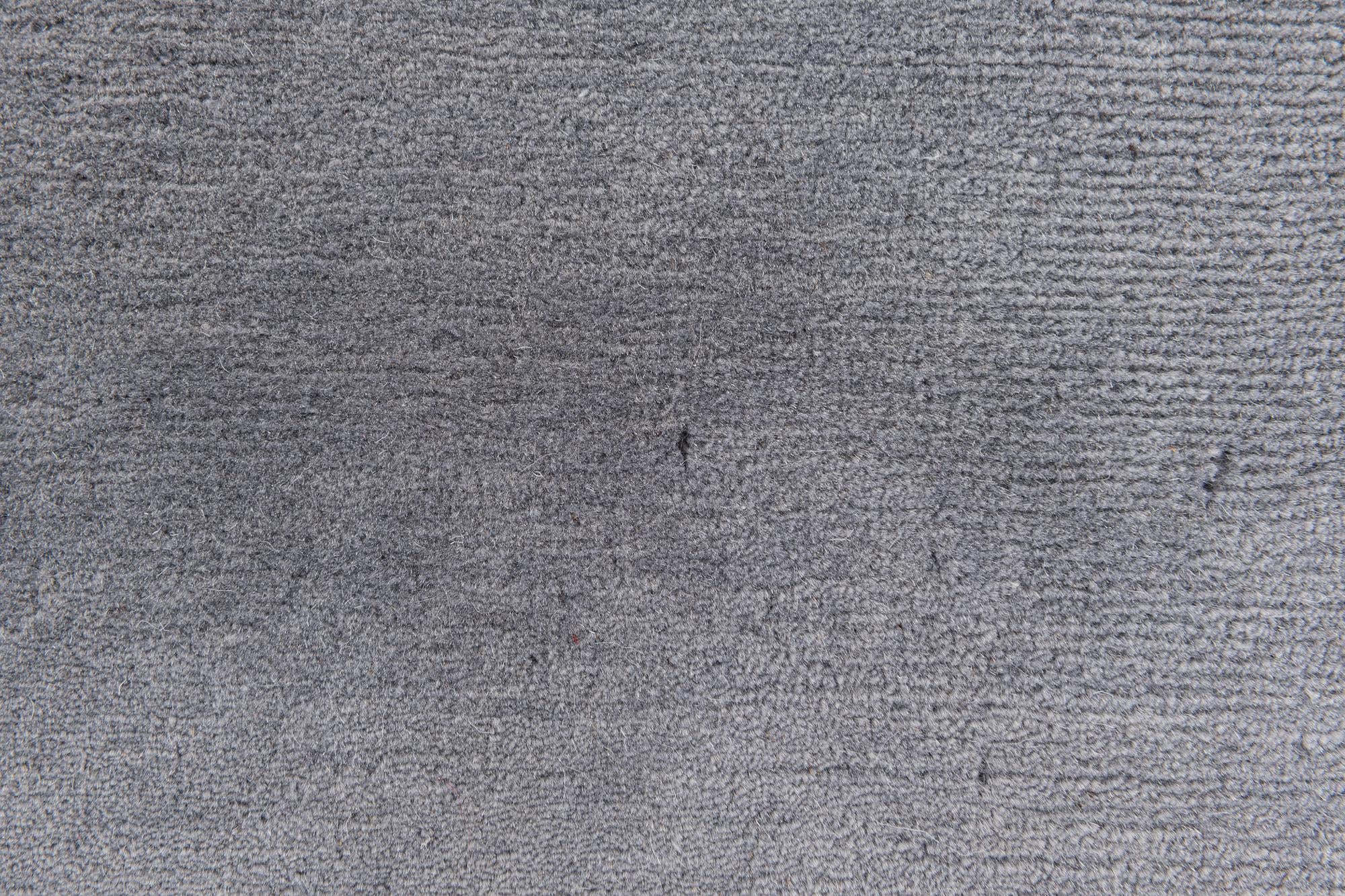 3' 10 x 7' 9 Hand Knotted Tibet Wool Runner Rug